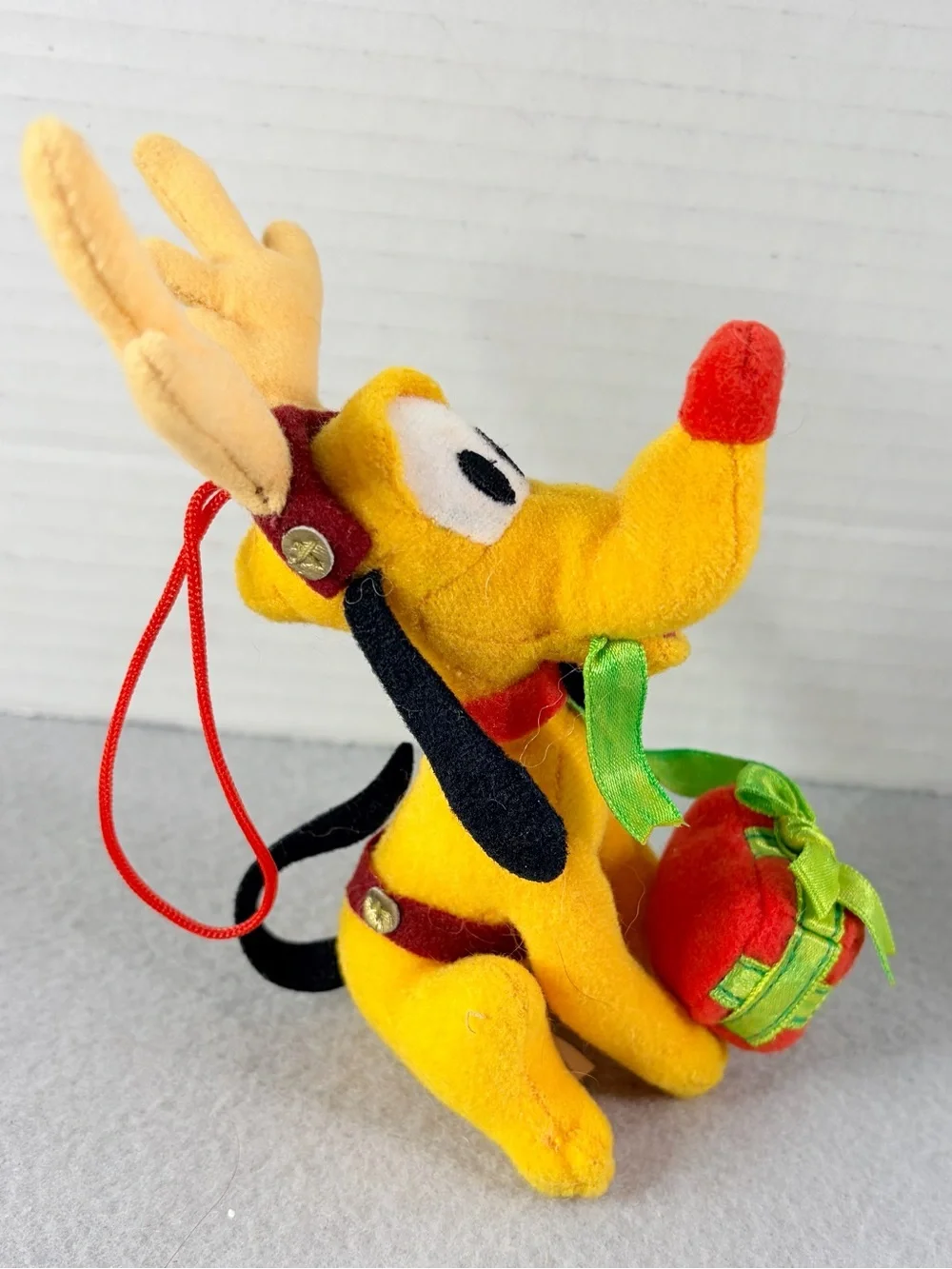 Walt Disney World Exclusive Pluto 4” Ornament Stuffed Plush Doll Christmas